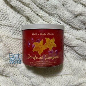 Bath and Body Works Starfruit Sangria  Scented Candle
